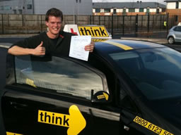 Jack guildford happy with think driving school